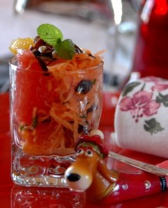 Citrus and carrot salad