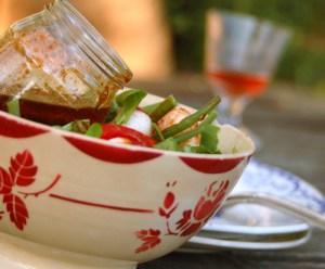 tomato, mozzarealla and bean salad-1