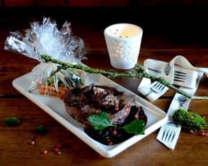 Beef tournedos with bone marrow
